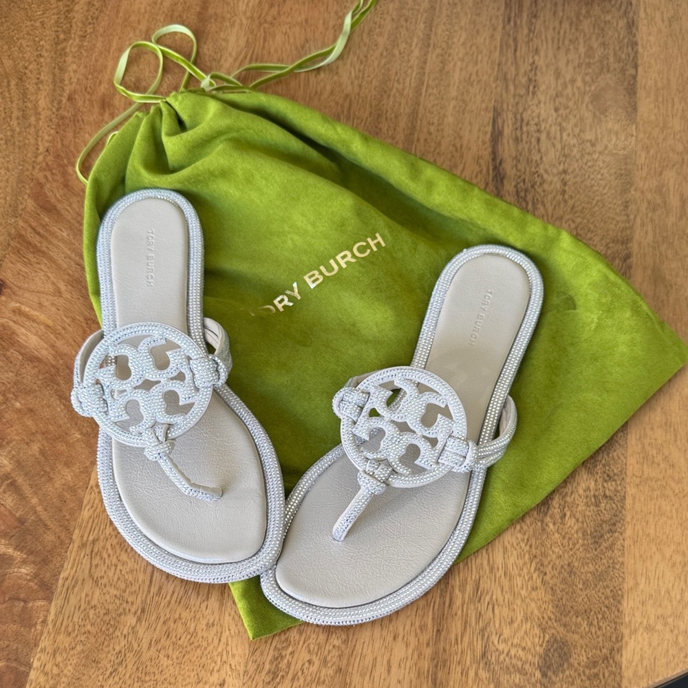 Tory Burch Light Gray Sandals
